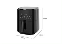 Friteuses à air chaud électriques 6L, petit électroménager, friteuse intelligente, appareils de cuisine