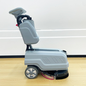 手押し式電動業務用床洗浄機（24Vバッテリー、サイドブラシ付き）スーパーマーケット、ショッピングモール、小売店向け - Product Image 2