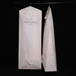 Vêtement robe sac pour mariage vêtement sac anti-poussière couverture stockage vêtements couverture sac NO-WOVEN Logo personnalisé - Product Image 2