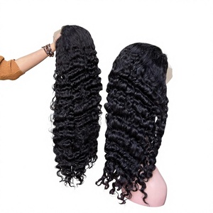 Peluca cierre encaje 5x5 birmano rizado pelo crudo Color Natural 26 pulgadas pelucas de cabello humano mujeres al por mayor pelo virgen vietnamita - Product Image 1