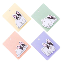 Bloc-notes autocollant personnalisable en forme de papillon, vente en gros, bloc-notes amusant, impression CMYK, logo personnalisé