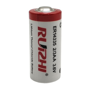 Batterie de remplacement ER14335 3.6V <span class=keywords><strong>2</strong></span>/3AA LiSOCl2 Tadiran TL-2155 TL-4955 TL-5155 TL-5955 <span class=keywords><strong>Xeno</strong></span> XL-055F Comp-100 Lithium - Product Image 1