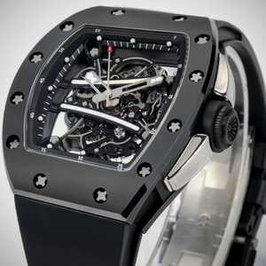 Reloj de Pulsera Mecánico Manual RMUL2 con Esqueleto Asimétrico de Cerámica NTPT y Carbono 6101 TZP, Reloj Deportivo para Hombre - Product Image 3