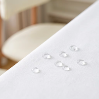 Wasserdichte, Ölbeständige, Hitzebeständige, Umweltfreundliche Weiße Polyester-Tischdecke in Gewerbequalität, Auslaufsicher für Zuhause und Hotel