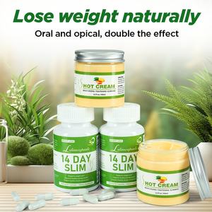 Produits brûleurs de graisse à base de plantes Chinaherbs, produits amincissants pour la perte de poids, capsules et crème chaude, kit minceur - Product Image 2