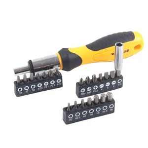 Crv Multi-function Plastic Handle Household Patented Gunsmithing Driver 6pcs Proto Screwdriver Set