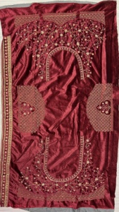 New Modern Double Dupatta Velvet <b>Patch</b> Embroidered Floor-Length Designer Lehenga Choli Zipper <b>Back</b> for Bridal Wear Wholesale - Product Image 6