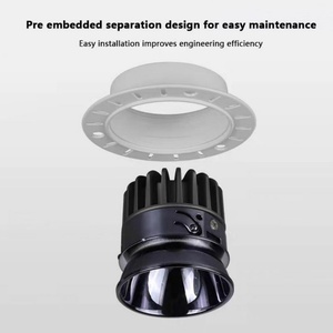 ไฟสปอตไลท์ LED แบบฝัง COB คุณภาพสูง 12W 15W 25W สำหรับใช้ในบ้าน โรงแรม แสงสว่างภายในอาคาร ไฟสปอตไลท์ติดเพดานแบบไร้ขอบ - Product Image 4