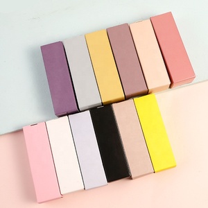 Kotak Kemasan Lipgloss Label Pribadi Sampel Gratis Kotak Kemasan Lipgloss Lipat Kustom Kotak Kertas Lipgloss - Product Image 1