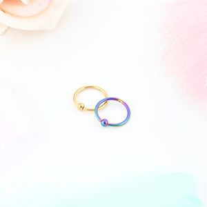 Boucles d'oreilles en forme de boule Pa/Bcr pour le commerce électronique international, accessoires de piercing corporel, anneaux de lèvres, nez, poitrine, etc. - Product Image 4