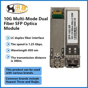 10G SFP + SR thu phát LC kép tốc độ cao 10Gpbs thiết bị sợi quang hỗ trợ 300m - Product Image 2