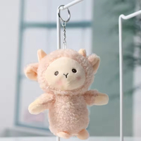 Nouveau porte-clés en peluche de mouton en peluche animal petit porte-clés en peluche de mouton doux