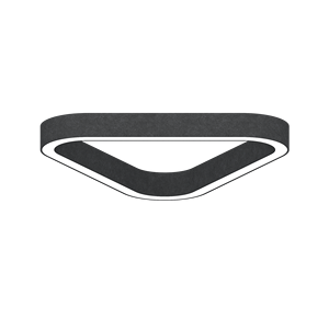 Chất lượng tốt Acoustic nhôm Hồ sơ hình dạng khác nhau LED mặt dây đèn cho văn phòng chiếu sáng trong nhà - Product Image 5