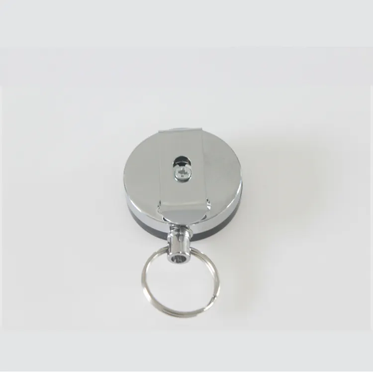 40mm YoYo Round Shaped Metal Retractable Badge Reel Holder