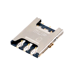 MUP 6PIN + switch Push Pull <span class=keywords><strong>Nano</strong></span> SIM Card Holder Ic Card Connector for Life <span class=keywords><strong>Science</strong></span> Tracker Smart Water and GAS AMI - Product Image 3