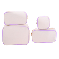 Tas Makeup Wanita Kanvas Terlaris, Lucu, Tahan Air, Resleting, Kapasitas Besar, Penyimpanan Kosmetik, Dompet Kecil Portabel