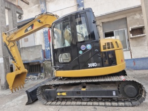 Miniexcavadora CAT 308DCR Usada, Miniexcavadoras Japonesas Usadas CAT 305C 305D 305E 305 304 303 302 301 con Acoplador Rápido - Product Image 5