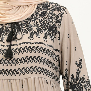 مصنع Aschulman Moslem مخصص مطبوع برقبة طاقم-حجاب ومسلمات - Product Image 3