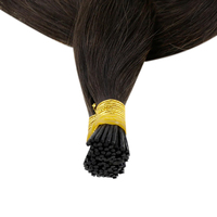 Extensions de cheveux 100% naturels Remy, pré-collées, à micro-anneaux, pointe en kératine italienne, style Body Wave, grade 12A, double trame, couleur personnalisée