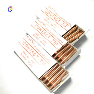 Embout de contact GruARC M6 0.3 0.5 0.6X45L en cuivre pur, accessoires pour torche de soudage automatique robotisée - Product Image 1