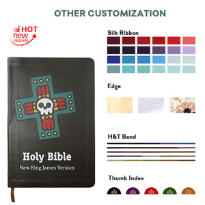 ปกหนัง PU แบบกำหนดเอง พระคัมภีร์ภาษาอังกฤษ พระคัมภีร์ศักดิ์สิทธิ์คริสเตียน พิมพ์หนังสือ - Product Image 3