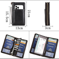 GA187 Portefeuilles pour hommes en cuir personnalisés Porte-cartes pour téléphone Portefeuille de luxe minimaliste de haute qualité Porte-monnaie