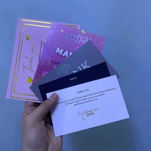 Tùy chỉnh thiết kế sóng Hội Đồng Quản trị tóc Cảm ơn bạn thẻ Boutique lời mời chào cho doanh nghiệp nhỏ - Product Image 2