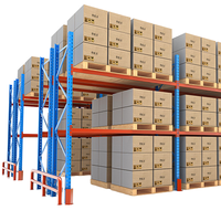 Étagère de palettisation personnalisée à structure stable en acier laminé à froid 3 couches, brossé, avec protection anticorrosion et fentes pour cartes