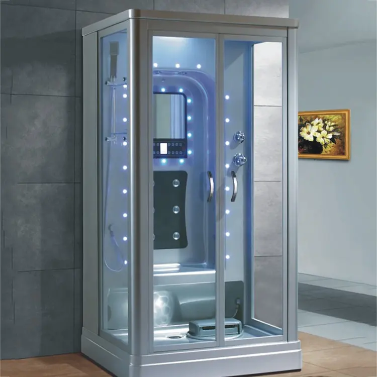 Fashionable Family Used Sector Shaped Computer Controlled Steam Shower Room