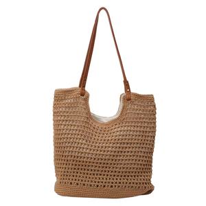 Borsa a tracolla in <span class=keywords><strong>cotone</strong></span> naturale di lusso a <span class=keywords><strong>uncinetto</strong></span> da donna - Product Image 6