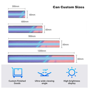 Display LED per <span class=keywords><strong>Auto</strong></span>, Schermo Scorrevole Personalizzabile per Pubblicità Digitale, Pannello LED Bifacciale per Tetto <span class=keywords><strong>Auto</strong></span> e Taxi - Product Image 3