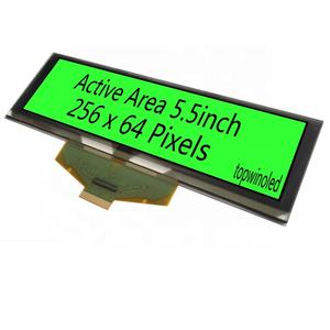 Topwin Small Oled Display 5.5 ''5.5 Inch 5.5 Inch 256X64 Pixels Groene 30 Pins Schalen Oled Display UG-5664ASGGF01 Interface - Product Image 1
