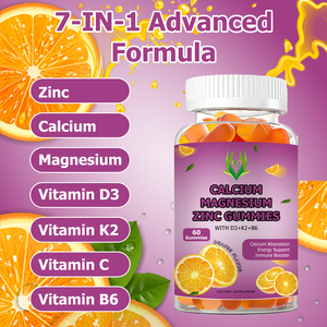 Gomitas de Calcio y Magnesio ODM OEM con Zinc para Fortalecer la Inmunidad, Apoyo a la Recuperación Muscular, Vitamina C, Gomitas de Calcio y Magnesio - Product Image 6
