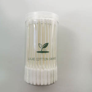 Экологически чистая бумажная палочка, большая одна боковая цилиндрическая головка, одна боковая цилиндрическая бумажная палочка, чистые длинные ватные палочки - Product Image 4