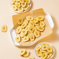 Gedroogde bananenchips, hard gedroogde bananen, bananenchips, gedroogd fruit, geurende bananen, ISO-gecertificeerd, hoogwaardig, gezond, 500g bulkverpakking