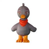 Ballon publicitaire gonflable durable en forme de personnage de dessin animé : Mère Canard