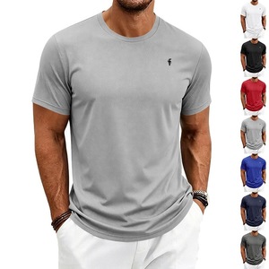 T-shirt de sport d'été pour <span class=keywords><strong>homme</strong></span>, coupe ample, séchage rapide, <span class=keywords><strong>grande</strong></span> <span class=keywords><strong>taille</strong></span>, imprimé par transfert thermique ; décontracté, manches courtes, vente en gros - Product Image 1