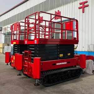 Platform Lift Gunting Hidrolik Crawler <span class=keywords><strong>Mobile</strong></span> 14m Tinggi Maksimum Baja Chrome Vanadium Tersedia Kustomisasi - Product Image 5