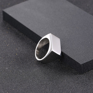 Japon et Corée du Sud nouvelle bague simple en acier inoxydable personnalité lisse hop <span class=keywords><strong>rock</strong></span> bracelet pour hommes SA1098 - Product Image 5