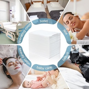 Disposable Massage Table <b>Sheets</b> <b>White</b> Folding Spa Bed Covers Portable Therapy Table Linens for Home Use - Product Image 5