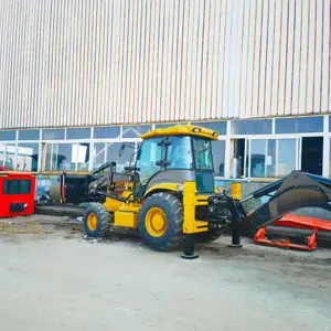 Hot Selling Construction Machinery 1tonWheel Loader With Backhoe Excavator Utility Backhoe Loader Farm Equipment CE Approved