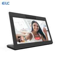 Caméra frontale à écran tactile de 14 pouces en forme de L, système de Satisfaction client, système de bureau Poe, appareils Android