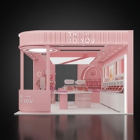 Table d'exposition pour cosmétiques et soins de la peau, boutique éphémère de cosmétiques, présentoir de maquillage, rouge à lèvres