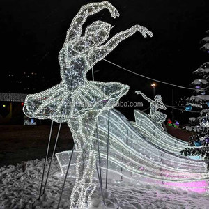 Lampu Motif besar Natal luar ruangan kustom untuk dekorasi Natal jalanan - Product Image 6