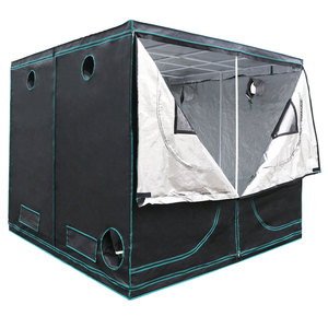 LAMPPLANT 1680D Indoor Plant Grow Tent Box 240x120x200 Indoor Complete Hydroponic Grow Tent Kit