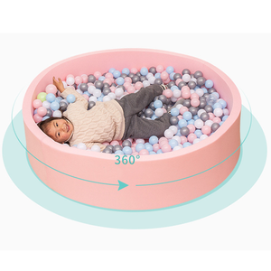 <span class=keywords><strong>Piscine</strong></span> à balles en <span class=keywords><strong>mousse</strong></span> grise, jouet d'intérieur et d'extérieur, sans danger, pour bébés - Product Image 3