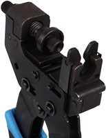 Crimpadora de Cable Coaxial, herramienta de compresión Coaxial para adaptadores de conectores F/BNC/RCA, RG59/RG6
