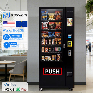 Touchscreen-verkoopautomaat met SDK cloud-gebaseerde beheersysteem, 10,1 inch display voor eten & drinken in winkelcentra - Product Image 1