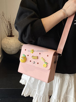 Nuevo Bolso de Playa Impermeable de EVA para Mujer, de Hombro Único, a la Moda, Resistente a Golpes, Ligero, con Botón, DIY, Transfronterizo
