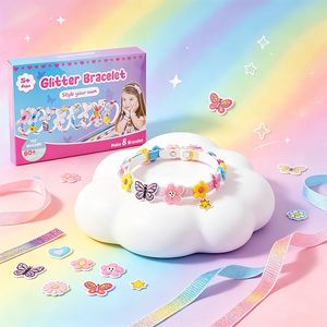 Boutique DIY Headband Hair Kit Girls <b>Clips</b> Pins Bows Ribbons Gems Stars Party Favor Wholesale Package Supply Gift - Product Image 1